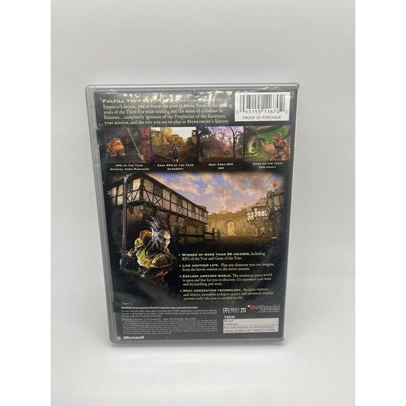 The Elder Scrolls III: Morrowind Platinum Hits Edition(Microsoft Xbox, 2002) CIB - Picture 3 of 10